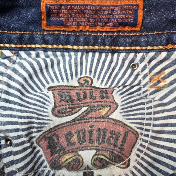 Rock Revival Christina Boot Cut Low-Rise Y2K Jeans 26 - Picture 11 of 16